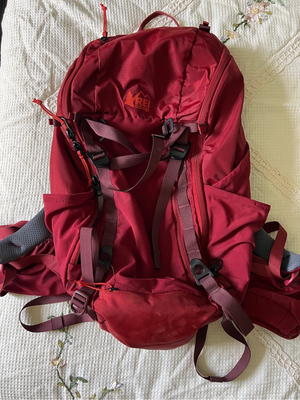 REI Trail 40 Red Backpack